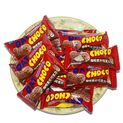 麦片糖、咖啡麦片巧克力 休闲与焙烤食品的甜蜜选择